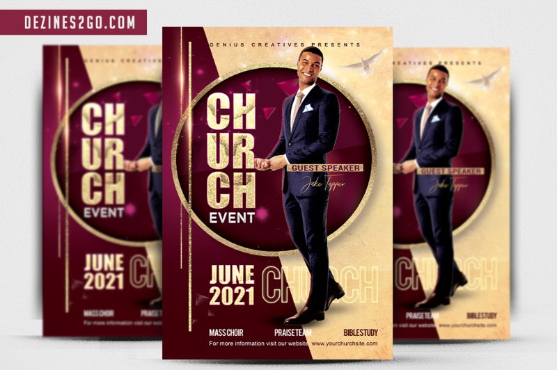 Church Conference Event Flyer Template Church Flyer psd photohop